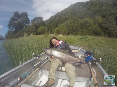 Fotos da pesca esportiva em Chaiten no Chile